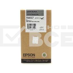 Картридж струйный Epson C13T603700 серый (220 мл) для Epson St Pro 7800/9800/7880/9880