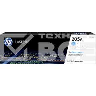 Картридж лазерный HP CF531A (HP 205A) голубой для HP LaserJet M180/M181 900 страниц.