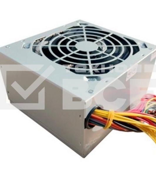 Блок питания Powerman PM-500ATX-F, 500Вт, 120мм, серебрянный