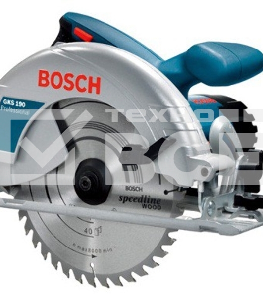 Пила дисковая Bosch GKS 190 0601623000 {1200 Вт, 190х30мм, 66мм, 4,2кг, коробка}