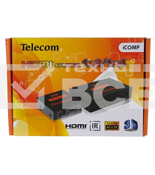 Разветвитель Telecom HDMI 1=>4 4k@30 HZ <TTS7005>