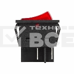 Выключатель клавишный 250V 30А (4с) ON-OFF красный с подсветкой  Rexant, фото11