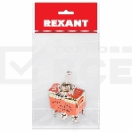 Тумблер 250V 15А (6c) ON-OFF-ON двухполюсный(KN-203)Rexant Индивидуальная упаковка 1 шт, фото 1