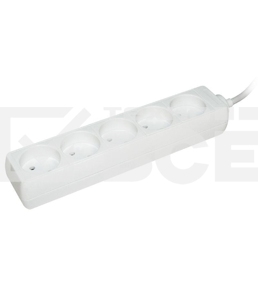 Удлинитель Iek WYP10-06-05-03-N У5 5 мест 2Р/3метра 2х0.75мм2 10А/250 IEK