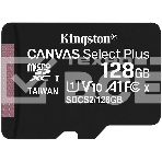 Флеш карта Kingston 128GB micSDXC Canvas Select Plus 100R A1 C10 Single Pack w/o ADP EAN: 740617299076, фото8