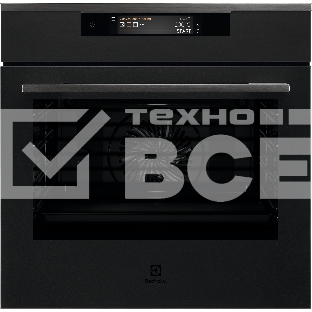 Духовой шкаф электрический Electrolux KOEAP31WT черный, встраиваемый
