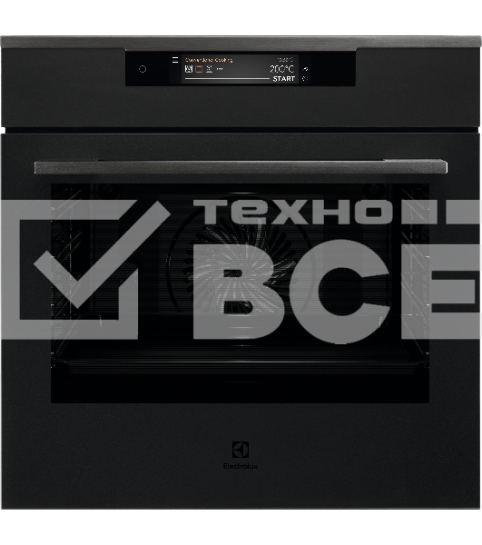 Духовой шкаф электрический Electrolux KOEAP31WT черный, встраиваемый