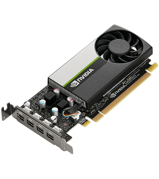 Видеокарта VGA PNY NVIDIA QUADRO T1000, 4 Gb GDDR6/128 bit, PCI Express 4.0 x16, 4x mDP, PG172