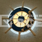 Светильник Hiper настенно-потолочный Штурвал LED 14Вт белый/голубой H062-1, фото5