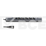 Блок розеток Hyperline SHE19-6SH-2.5IEC для 19