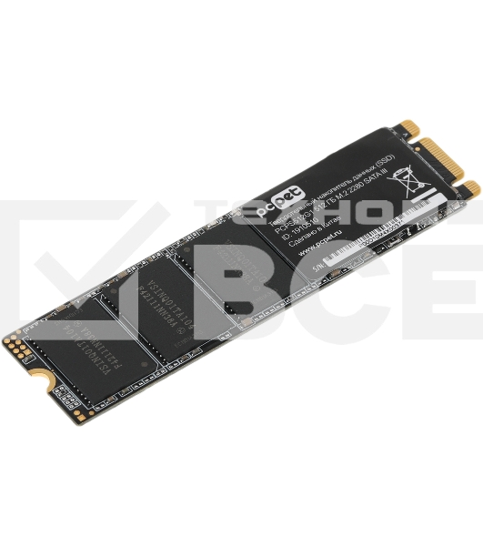 Накопитель SSD PC PET PCPS512G1, 512GB, SATA-III, M.2 2280, R/W 500/450