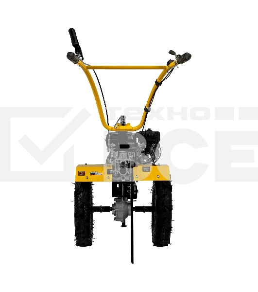 Мотоблок Denzel DPT-370X, 7 л.с., диск.сцеп, шир 90 см, глуб 35 см, фрез 3х4, ВОМ, передачи 3В/1Н