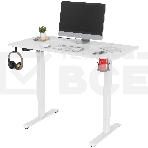 Стол Cactus CS-ED-WWT столешница МДФ белый, каркас белый, фото9