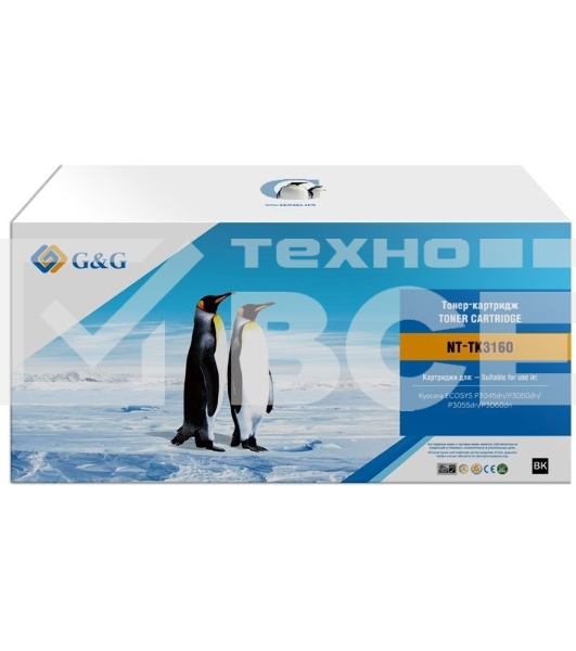 Картридж лазерный G&G GG-TK3160 черный (12500стр.) для Kyocera ECOSYS P3045dn/P3050dn/P3055dn/P3060dn