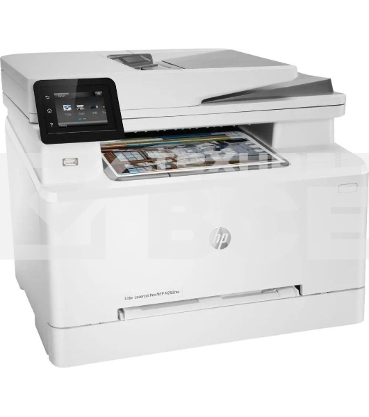 МФУ лазерный HP Color LaserJet Pro M282nw (7KW72A), A4, цветной, печ. до 21 стр/мин., скан. до 26 стр/мин. (ч/б) 22 стр/мин. (цвет), 600 x 600 dpi (печать) 1200x1200dpi (скан.), USB, RJ-45, Wi-Fi, Air Print, Mopria
