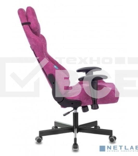 Кресло игровое Бюрократ VIKING KNIGHT LT15 FABRIC малиновый крестовина металл/пластик