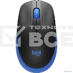Мышь беспроводная Logitech M190 черный/синий, 1000 dpi, радиоканал, USB, кнопки - 3, фото12