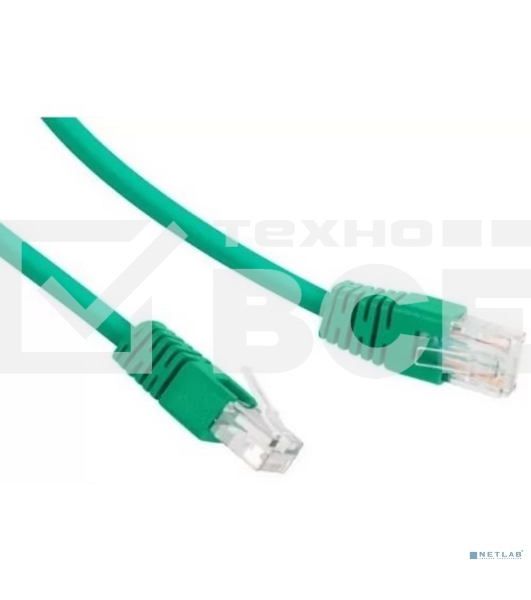 Патч-корд UTP Cablexpert кат.5e, 1.5м, литой, многожильный (зеленый)