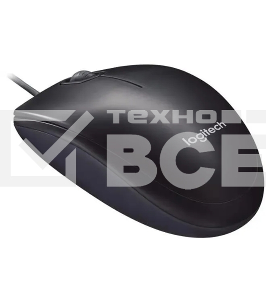 Мышь проводная Logitech M90 черный/серый, 1000 dpi, USB, кнопки - 3