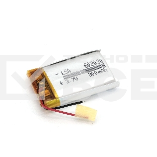 Аккумулятор Li-Pol (батарея) 6*20*30мм 2pin 3.7V/300mAh