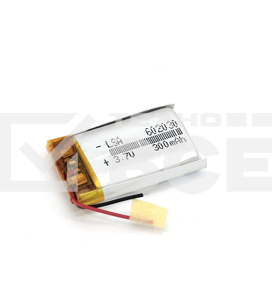 Аккумулятор Li-Pol (батарея) 6*20*30мм 2pin 3.7V/300mAh