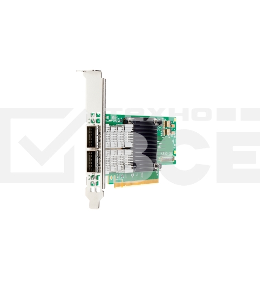 Адаптер Infiniband ConnectX®-6 VPI adapter card, HDR IB (200Gb/s) and 200GbE, dual-port QSFP56, PCIe4.0 x16, tall bracket