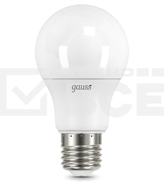 Лампа светодиодная Gauss A60 16Вт цок.:E27 груша 220B 4100K св.свеч.бел.нейт. (упак.:10шт) (102502216)