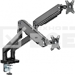 Кронштейн для мониторов Ultramounts UM731 черный 17'-35' макс.16кг крепление к столешнице поворот и наклон, фото11