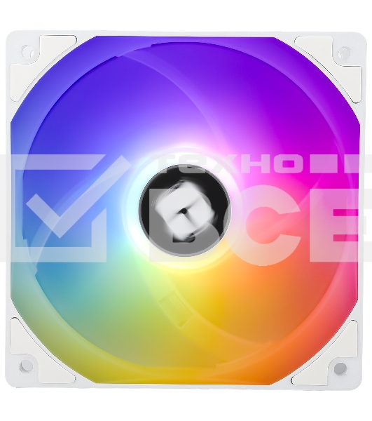 Кулер для корпуса Thermalright TL-C12CW-S (120x120x25мм, 4-pin PWM, ARGb, 66.17CFM, 25.6dBA, 1550RPM, белый)