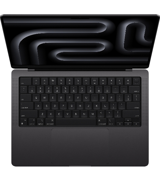 Ноутбук Apple MacBook Pro A3403 M4 Pro 14 core 24Gb SSD 512Gb/20 core GPU 16.2' Liquid Retina XDR (3456x2234) Mac OS черный WiFi BT Cam (MX2X3HN/A)