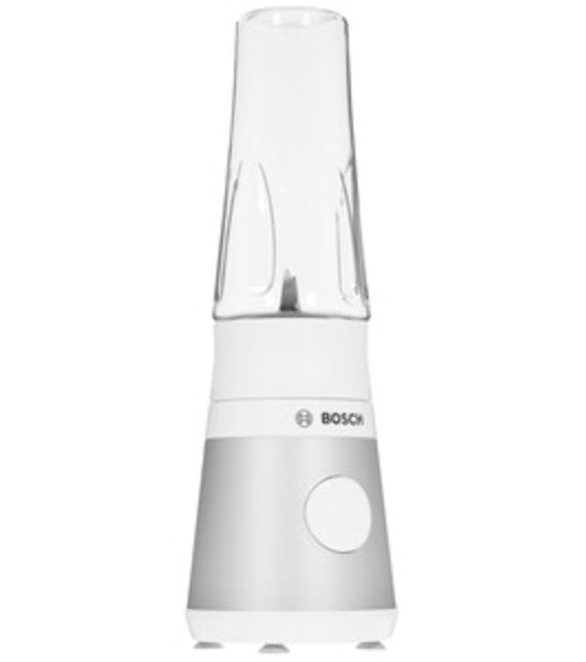 Блендер стационарный Bosch MMB2111T серебристый, 450 Вт, 1 скорость