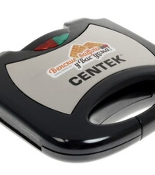 Вафельница Centek CT-1447,800 Вт. ВЕНСКИЕ ВАФЛИ анти пригарное покрытие, нагрев до 220 гр (в уп. 8 шт)