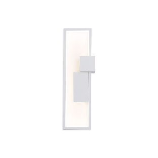 Светильник Ambrella light FL5222 SWH белый песок LED 3000K/4200K/6400K 24W 400*140*100