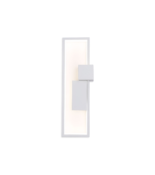Светильник Ambrella light FL5222 SWH белый песок LED 3000K/4200K/6400K 24W 400*140*100