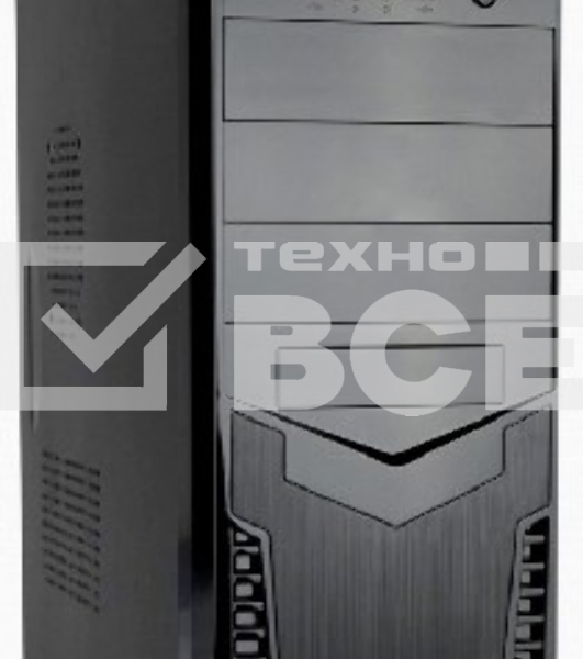 Компьютерный корпус Miditower Exegate EX261448RUS CP-601 Black, ATX, <CP350W, 80mm>, 2*USB, Audio