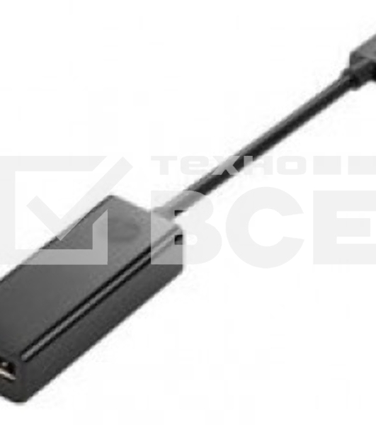 Переходник HP USB-C to DisplayPort Adapter ( EliteBook 1030 G1/Folio G1/ZBook 17 G3/ZBook 15 G3/ZBook Studio G3 MWS/Elite Tablet x2 1012 G1/ Pro Tablet 608 G1)