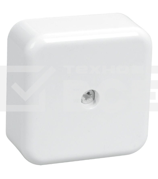 Коробка КМ41206-01 распаячная Iek UKO10-050-050-020-K01 для о/п 50х50х20 мм белая (4 клеммы 3мм2)