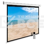 Экран Cactus 180x240см MotoExpert CS-PSME-240x180-WT 4:3 настенно-потолочный рулонный белый (моторизованный привод), фото 1