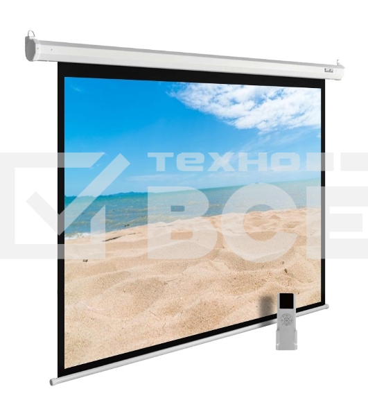 Экран Cactus 180x240см MotoExpert CS-PSME-240x180-WT 4:3 настенно-потолочный рулонный белый (моторизованный привод)