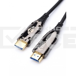 Кабель HDMI 30 м (HIGH speed, Metal gold, Optical) 8K VER 2.1 Кабель HDMI 30 м (HIGH speed, Metal gold, Optical) 8K VER 2.1, фото8