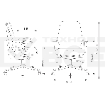 Кресло Бюрократ CH-545SL черный 38-418 крестовина металл хром, фото5