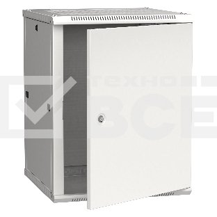 Шкаф монтажный ITK Linea W (LWR3-15U66-MF) 15U 600x450мм пер.дв.металл 90кг серый 500мм 200град. 770мм IP20