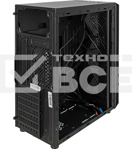 Компьютерный корпус Accord ACC-CL297B черный без БП ATX 1x120mm 2xUSB2.0 1xUSB3.0 audio