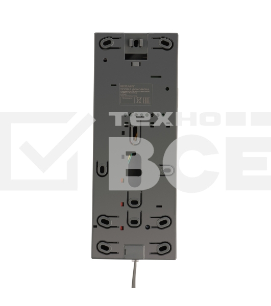 Трубка домофона с индикатором и регулировкой звука RX-321, серая Rexant