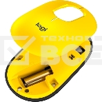 Мышь беспроводная Logitech POP Mouse желтый, 4000 dpi, Bluetooth, кнопки - 4, фото5