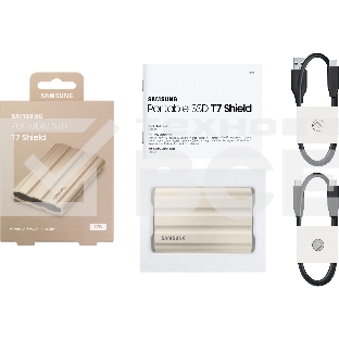 Твердотельный диск 1TB Samsung T7 Shield MU-PE1T0K/WW, V-NAND, USB 3.2 Gen 2 Type-C  [R/W - 1000/1050 MB/s]/EU