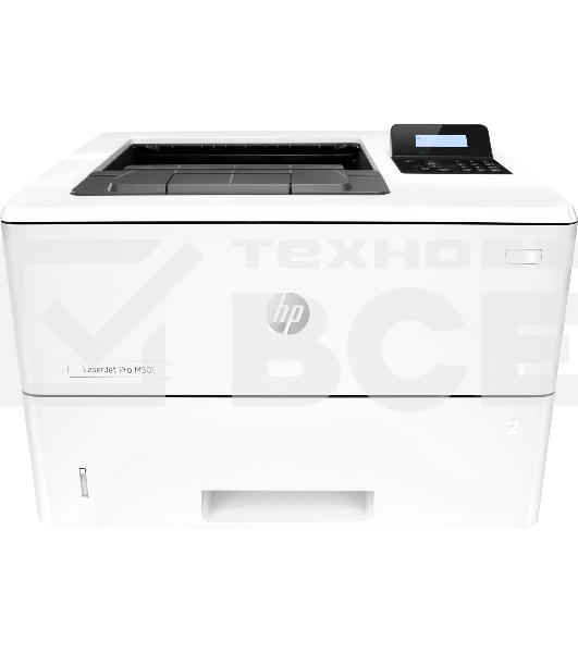 Принтер лазерный HP LaserJet Pro M501dn (J8H61A), A4, ч/б, печ. до 45 стр/мин., 600 x 600 dpi, USB, RJ-45, Air Print