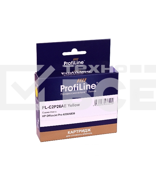 Струйный картридж PL-C2P26AE (№935XL) для принтеров HP OfficeJet Pro 6230/6830 с чернилами на водной основе Yellow ProfiLine