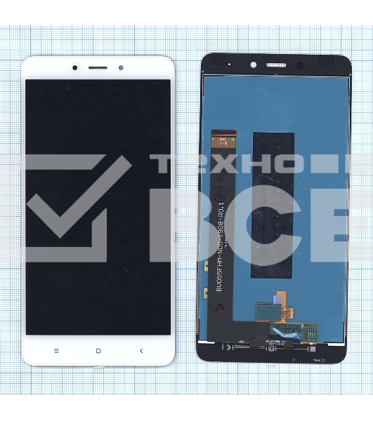 Дисплей для Xiaomi Redmi Note 4 белый