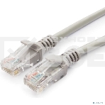 Патч-корд Гарнизон PC-UTP-5e-1.5 cat.5e UTP 1.5м, литой, многожильный (серый), фото 1